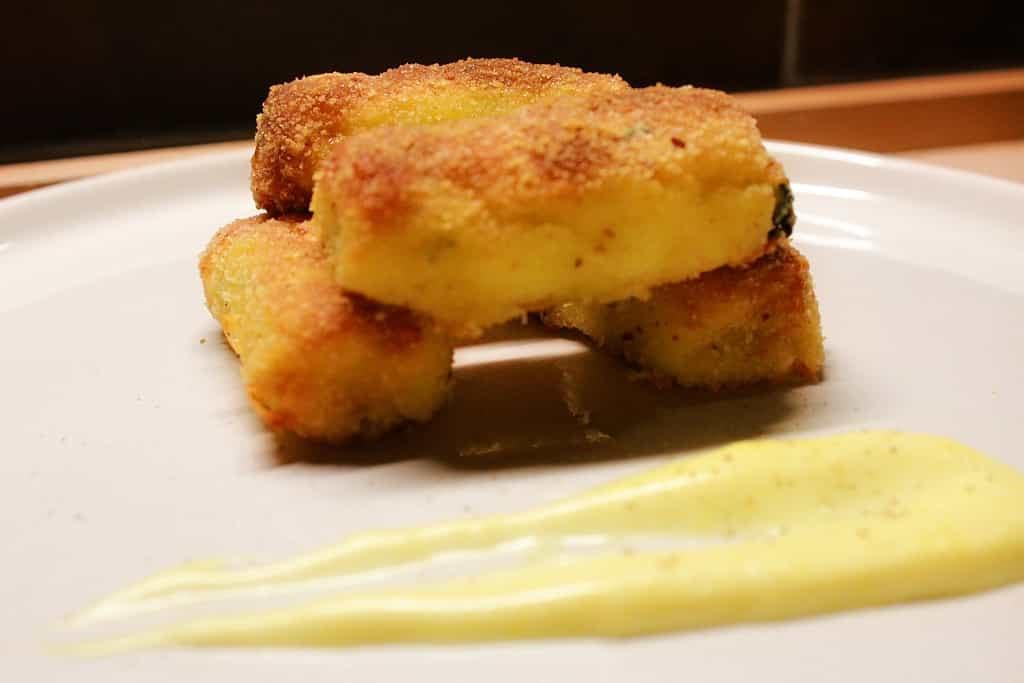 Crocchette di patate con maionese