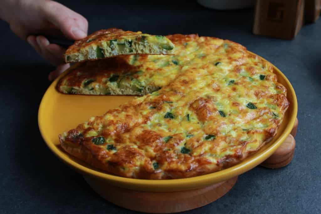 frittata al forno di zucchine