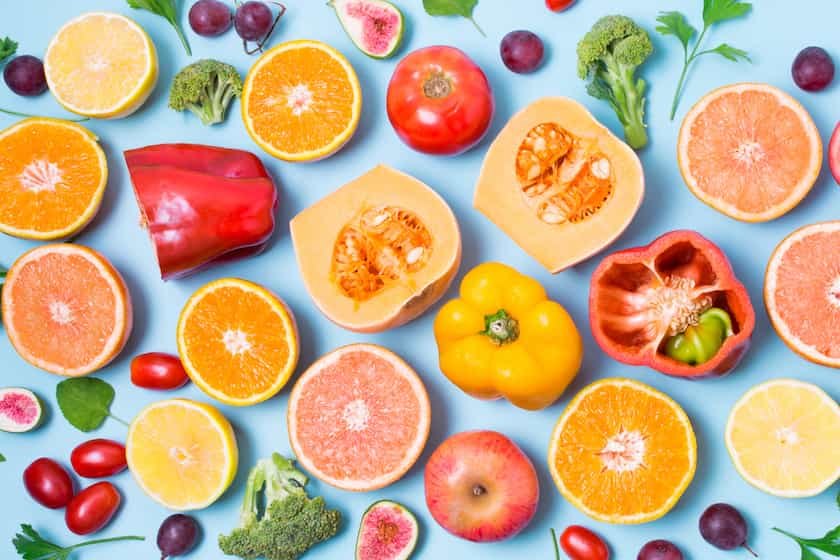 top-view-selection-vegetables-fruits